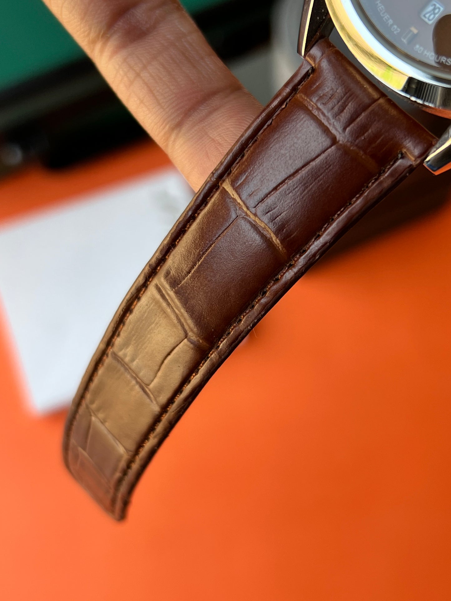 Tag Carrera Chronograph (Brown)