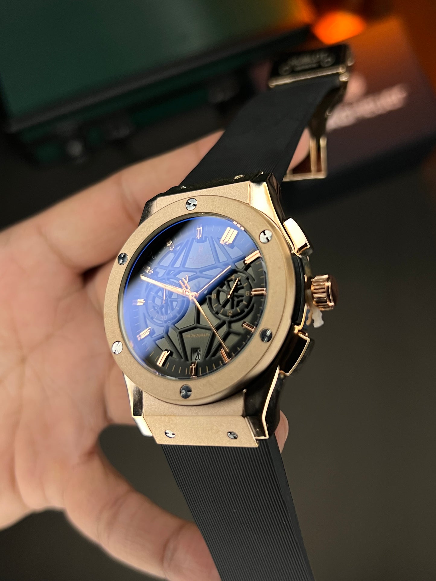 Hublt Spider dial ( black)