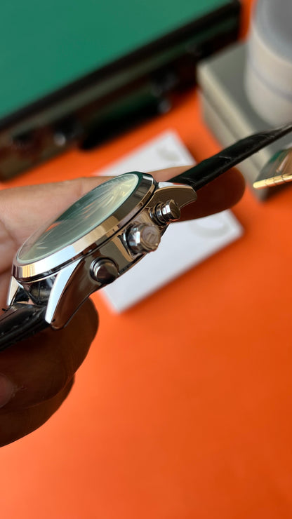 Tag Carrera Chronograph (Silver Case Black dial )