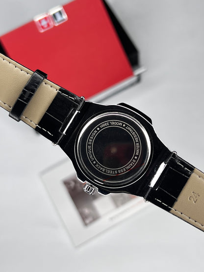 PP Nautilus Black ( Leather Strap )