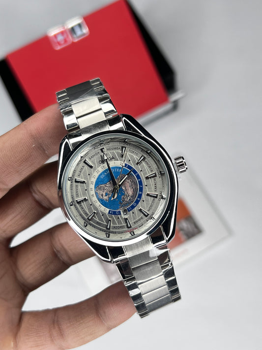 OMG SeaMaster World Silver Dial