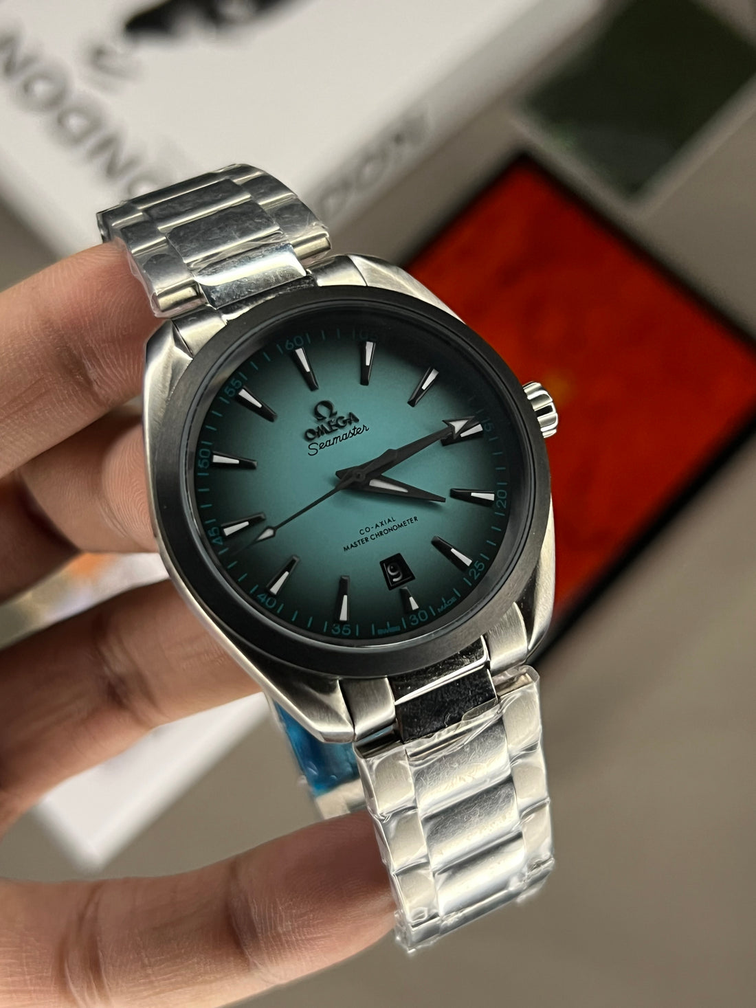 Omega Aqua Terra Blue