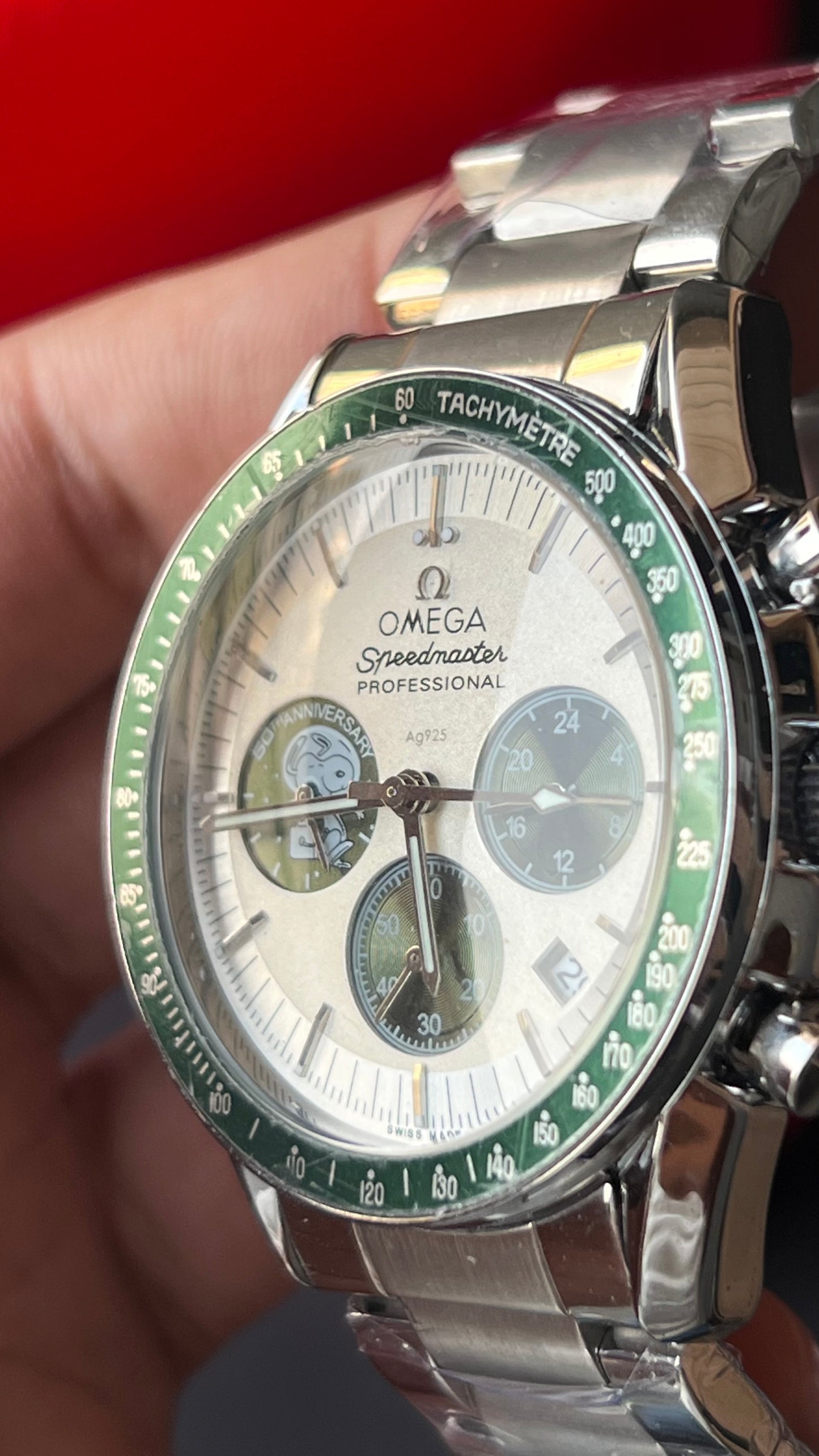 Omg Speedmaster Snoopy edt. ( Olive Green)