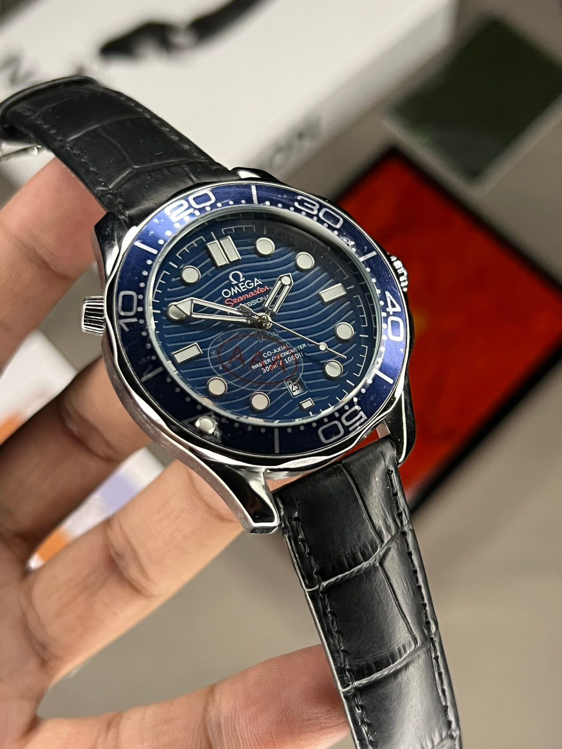 Omega Seamaster Diver 300M blue