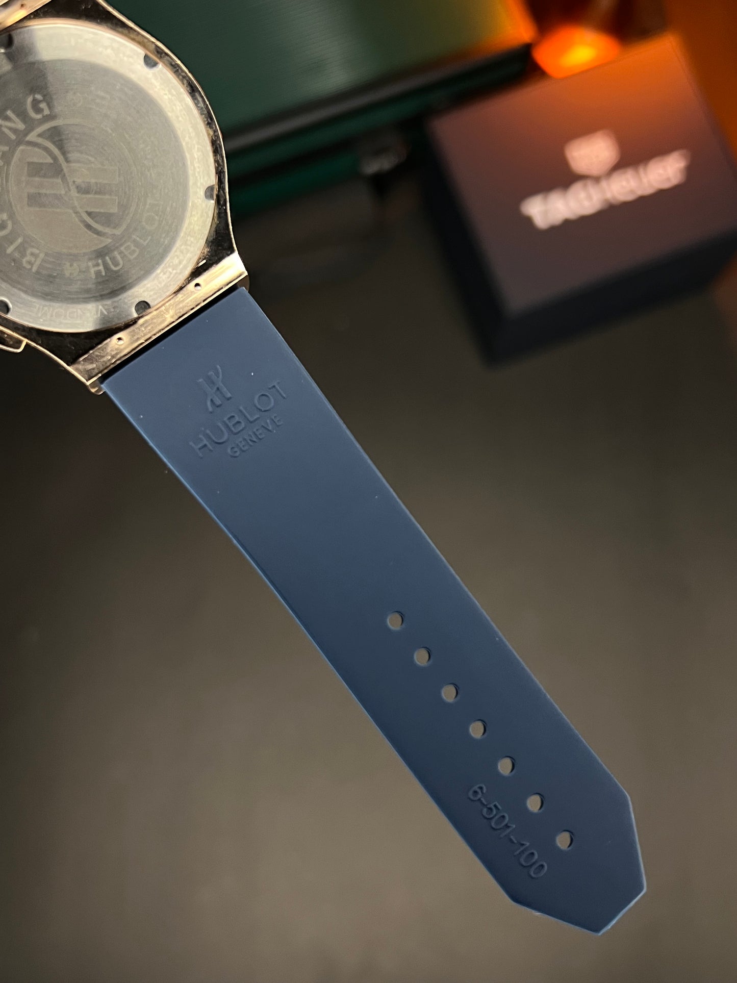 Hublt Spider Dial ( Blue)